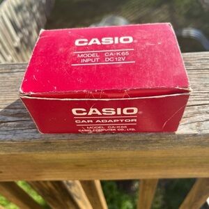 EUC Casio Car Adapter CA-K65 Vehicle Battery Adapter 🔥 (S)‎
